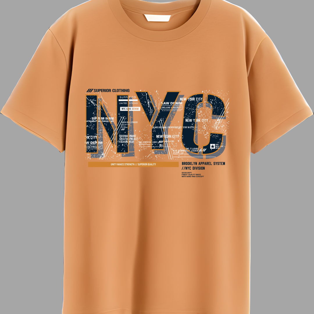 Muted orange tshirt
