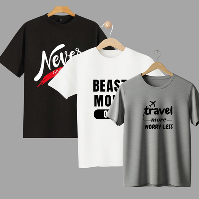 Crew neck 3 color combo